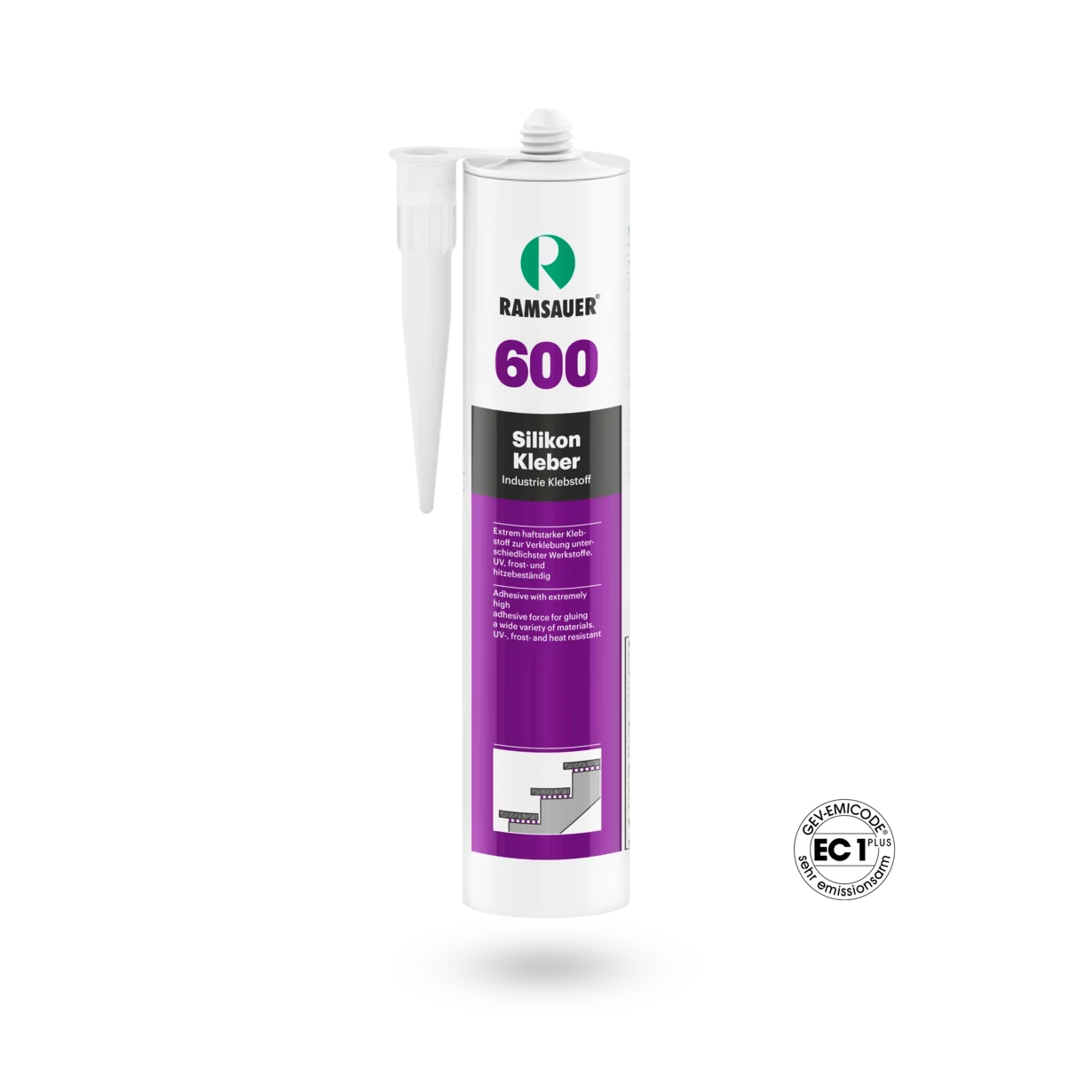 Ramsauer 600 klej silikonowy 310 ml Ramsauer 600 klej silikonowy 310 ml