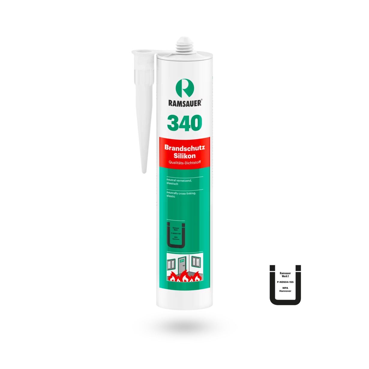 Silikon ognioodporny Ramsauer 340, 310 ml Silikon ognioodporny Ramsauer 340, 310 ml