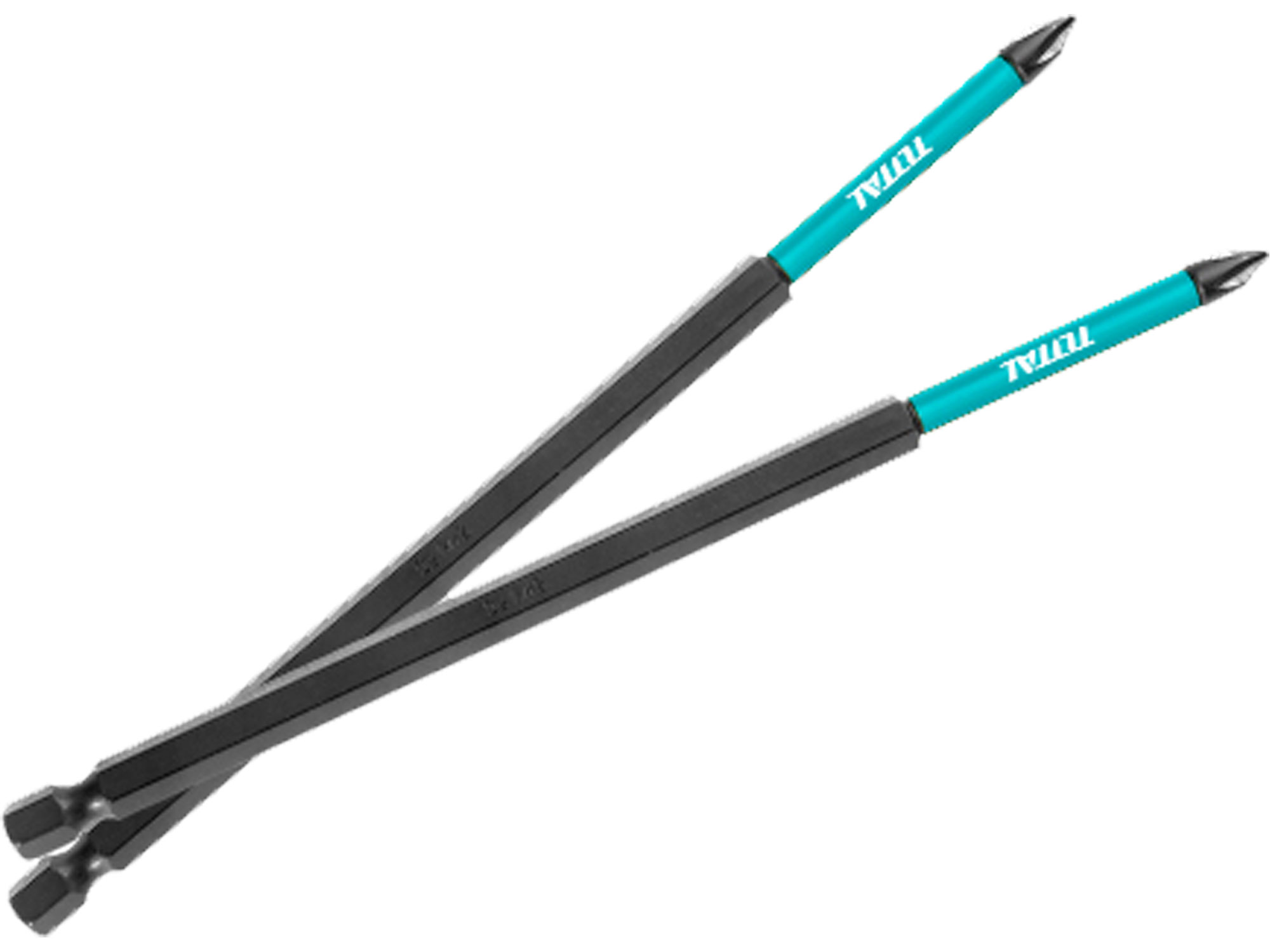 Total Końcówki wkrętakowe udarowe, 150 mm, S2, zestaw 10 sztuk, przemysł, S2 Total Końcówki wkrętakowe udarowe, 150 mm, S2, zestaw 10 sztuk, przemysł, S2