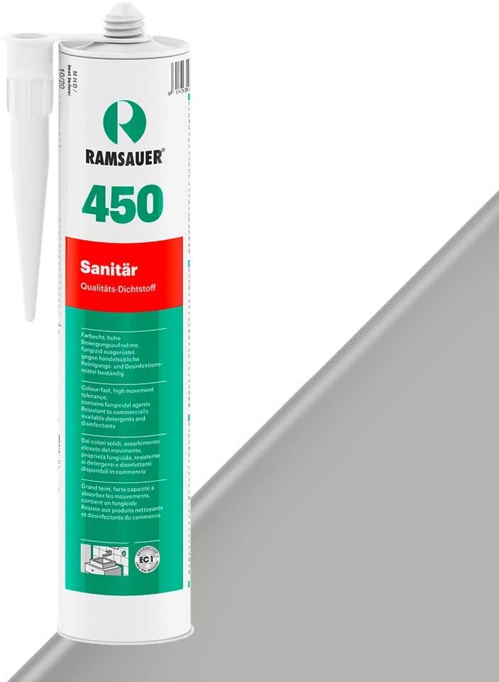 Ramsauer Sanitary 450, 310 ml, cementowo-szary Ramsauer Sanitary 450, 310 ml, cementowo-szary