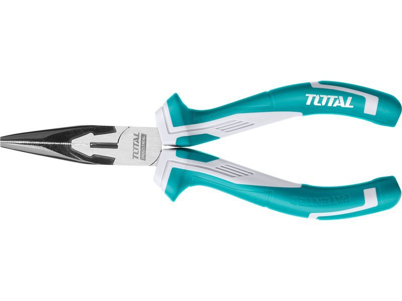 Total Szczypce półokrągłe proste, przemysłowe, 160 mm, CrV Total Szczypce półokrągłe proste, przemysłowe, 160 mm, CrV