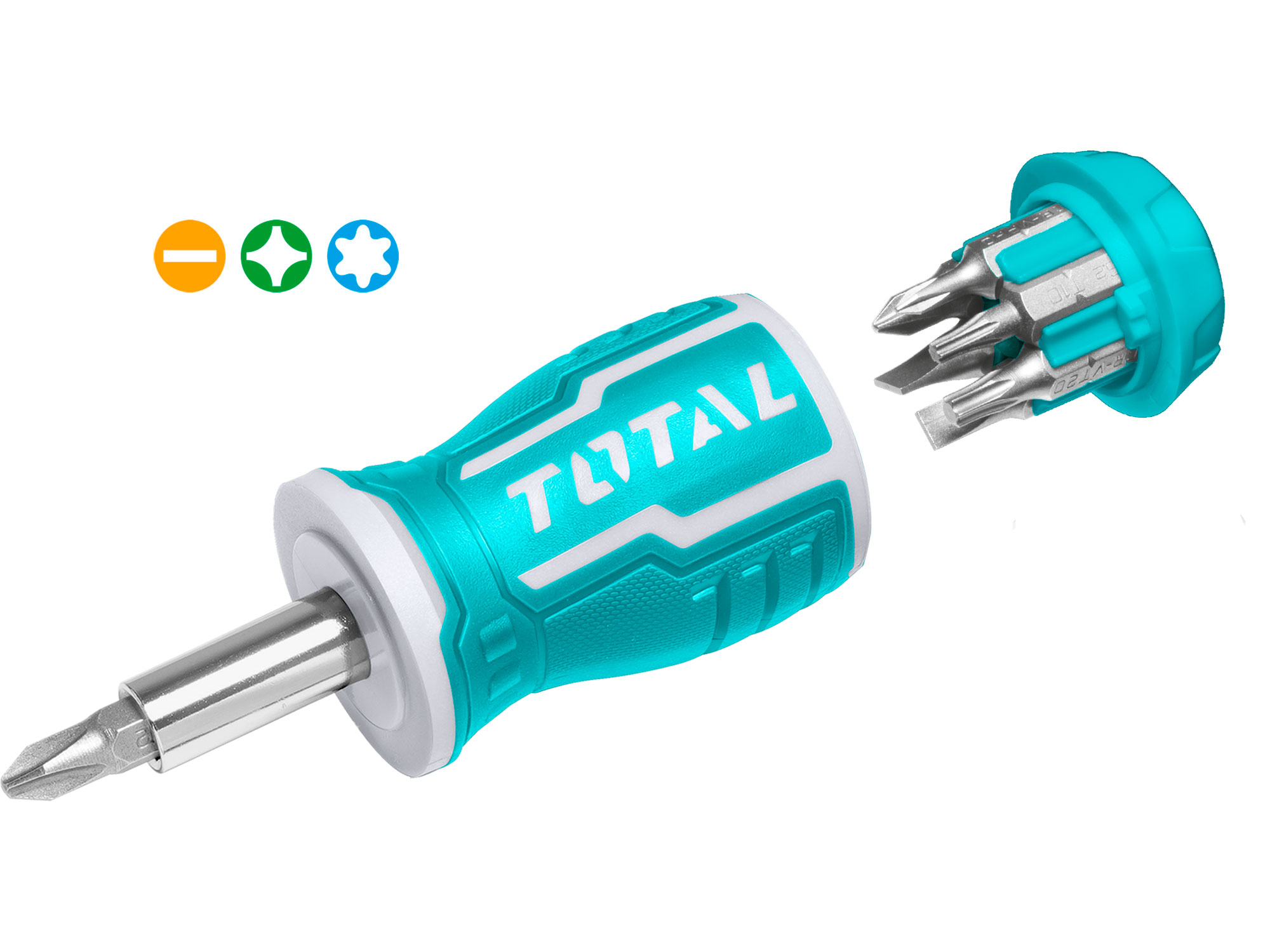 Total Wkrętak 8 w 1, CrV Total Wkrętak 8 w 1, CrV
