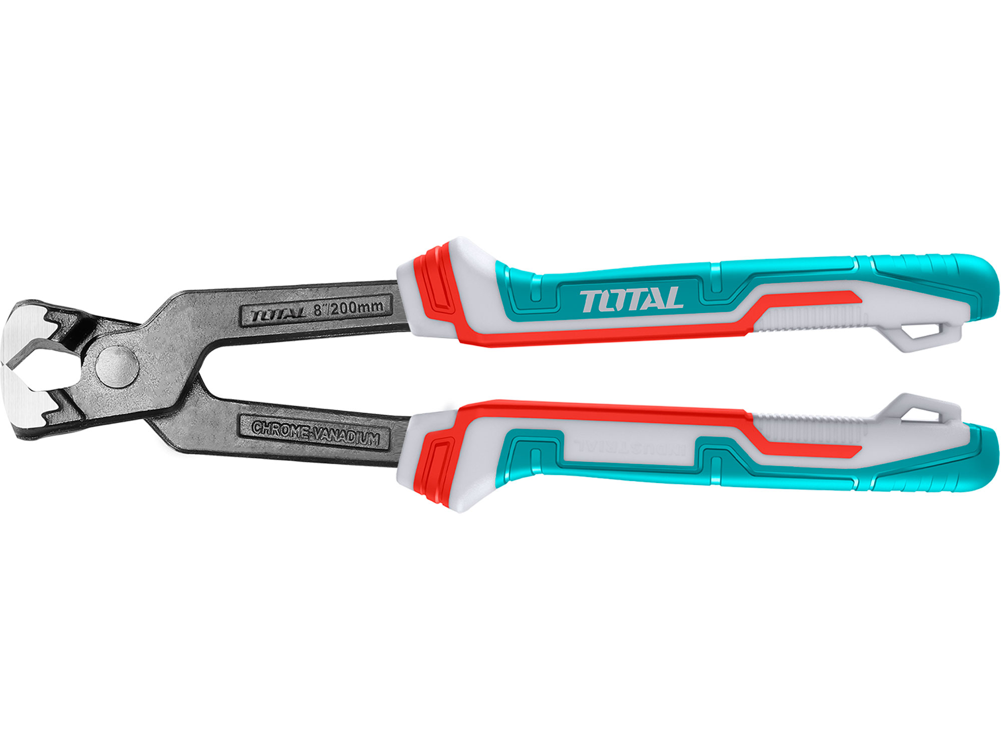 Total Szczypce do zaciskania, z izolacją, przemysłowe, 200 mm, CrV