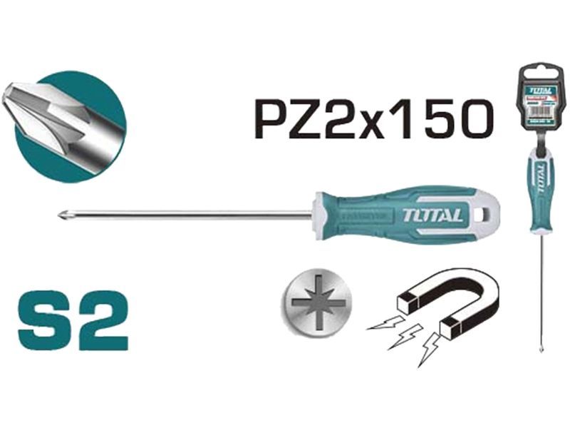 Wkrętak, PZ 2x150mm, przemysłowy Wkrętak, PZ 2x150mm, przemysłowy